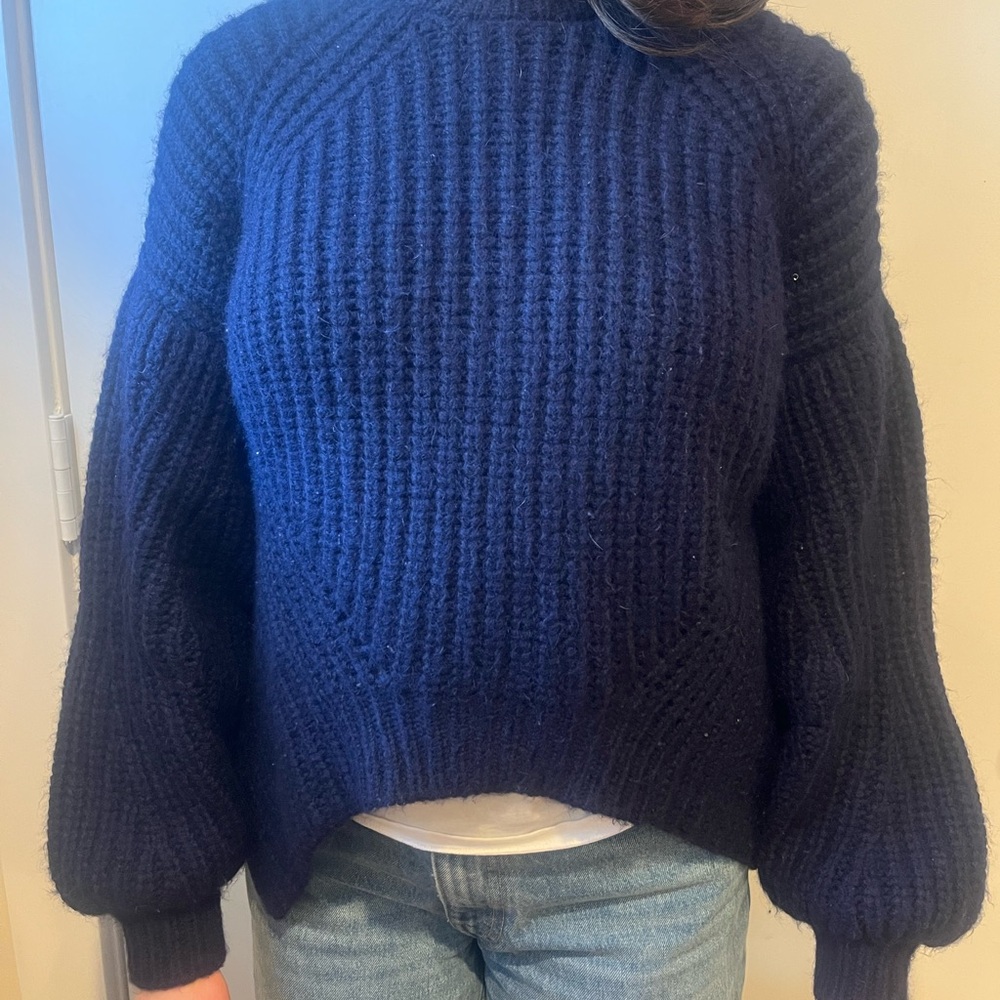 Ulla Johnson Blue Alpaca Sweater